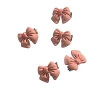 5 Pieces Pink Hair Clips Fruit Flower Bowknot Clip Women Girls Hairpins Accessories Daily Wear Bobby Pin for DIY Bowknot