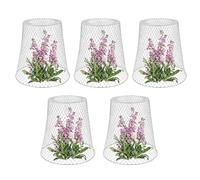 5 Pieces plant cages for outdoor plants, Wire Garden Cloches for plants, Wire Cloche Plant Protector, Chicken Wire Plant Covers, Metal Protector Basket For Keeping Bunnies Squirrels Out