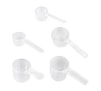 5 Pieces Plastic Measuring Spoon, Kitchen Tools, Flour Measuring Tools, Baking Accessories, Multi-Purpose Spoon.