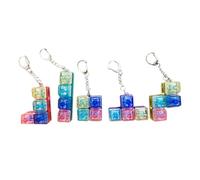 5 Pieces Portable Keyboard Fidgets Toy Keychain for Stress Relief and Concentration in Stress Relief
