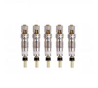 5 Pieces Presta Valve Core Bike Replacement Brass Tubeless Core for Tubeless Road MTB Bike, w/Stan's, Vittoria, Continental, Kenda