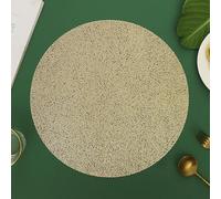 5 Pieces Pvc Hot Stamping Placemats Western Restaurant Plate Mats American Style Placemats Coasters Table Mats