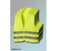 5 Pieces Safety Vests Warning Vest According To EN 471 Yellow Car Warning Vest