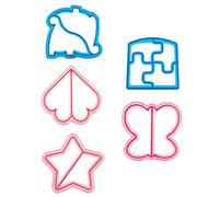 5 Pieces Sandwich Molds, Cute Bread Molds, Bread Cutters, Plastic Cartoon Molds, Kitchen Utensils