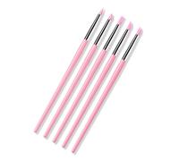 5 Pieces Silicone Brushes For Gel Nails And Pottery Tools With Practical Wood Handles Creative Crafting Brushes Clay Shaper Tool Set