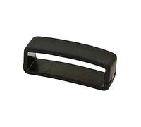 5 Pieces Size 22mm Black Rubber Replacement Keeper Watch Band/Strap Loop for Men Women