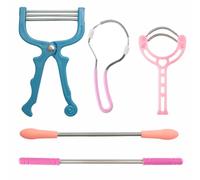 5 Pieces Spring Hair Removal Manual Hair Removal Tool Suitable for Fine Hair on Face and Other Body Parts (Random Color)