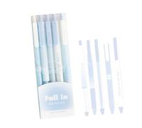 5 Pieces Stylish Water Based Push Pen Quick Dry NonSmudge Design for Work Study Aesthetic School Supplies
