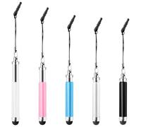5 Pieces Stylus for Smartphone, Touch Screen Pens, Mini Universal Touch Pen, Touchscreen Pen for Tablets, Compatible with All Touchscreen Tablet for Smartphone, Touchscreen and Tablet