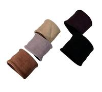 5 Pieces Thick Hair - Elastic Bands, No Snag | Wide Hair Bands for Ponytail, Durable Hair Loops for Curly Volume Control, Comfortable Grip