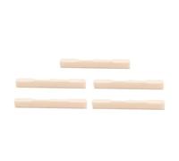 5 Pieces Ukulele Bone Bridge Saddles for Ukulele 4 String Guitar Parts, Style 3, 5 Pieces