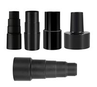 5 Pieces Universal Vacuum Cleaner Power Tool Dust Extraction Hose Adaptor, 2-1/2 Inch to 1-1/4 Inch; 1-1/4 Inch to 1-3/8 Inch to 1-1/2 Inch; 1-3/8 Inch to 1-1/4; 32mm to 35mm; 32mm to 45mm