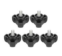 5 piezas M6 10 mm cabeza triangular tuercas de sujeción manual perilla agarre manual tornillo pulgar ergonómico ahorro de mano de obra mango giratorio tornillo de fijación para
