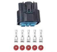 5 Pin 6189-0904 Female Automotive Socket Connector for AC Electrical Circuits with Industrial Grade Materials and Sealed Design (A)