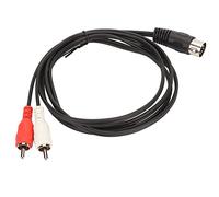 5 Pin Din Male to 2 Male Cable, European Type Stereo Equipment with Din 5Pin Connection Cable, for CD Player, VCR, DVD, Phono or LD