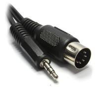 kenable 5 Pin Din Plug To 3.5mm Jack Stereo Plug Audio Cable 0.5m 50cm