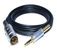 5 Pin DIN to 3.5mm Stereo Jack Plug Gold 10 Metre Interconnect Cable for Naim/B&O by CoolNovelties