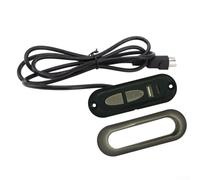 5-Pin Electric Sofa Recliner Switch With USB Port, Hand Control Lift Actuator For Chair, Durabled ABS Construction, Black(Black)