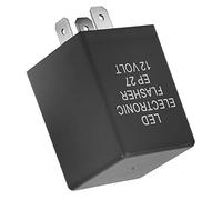 5 Pin LED Flasher,12V Speed Adjustable Relay EP27 Adjustable LED Turn Hyper Indicator Flasher Relay Car LED Flash Relay Electronic Turn Flasher Relay for Most Cars Mo