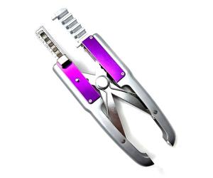 5-pin No-Trace Invisible Seamless Hair Extension Tools,6D Hair Extensions Machine Kit,Human Hair No-Trace Hair Machine with Remover Tool,Hair Extensions Gun