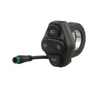 5-Pin Turn Signal Switch for Kukirin for G2 Pro Master Electric Scooter for horn Button Control Lever Replacement Part Black Plastic 14.5cm