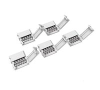 5 Pin Verbinder 12 mm 5 Stück LED Streifen trooplex Verbinder Strip Connector 5 polig lötfrei 5-teilig RGBWW Steckverbinder Warmweiß Kaltweiß Clip Verbindung Lightstrip Verlängerung