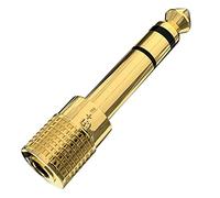 5 Plus 6.35mm (1/4 Inch) Male to 3.5mm (1/8 Inch) Female Headphone Adapter - Audio Stereo Jack Converter for Digital Piano, Keyboard, Amp & More