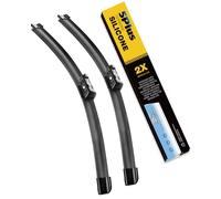 5 PLUS® Silicone Windshield Wipers 26 and 19 Inch Replacement For TESLA Model 3 2023-2017 Model Y 2022-2020/ AUDI A3,A3 QUATTRO,S3 20-15, Automotive Replacement Windshield Wipers With Water Repellent