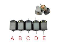 5 Pole 130 electronic starter Strong Magnet DC6V-24V 12V 18V High Speed Engine Dual 2mm Shaft HO Scale Model Railway Train Car AUOQKQUT(Model D)