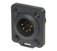 NC5MDX TOP HEAVY DUTY MALE 5 POLE XLR CHASSIS CONNECTOR NEUTRIK