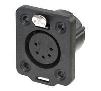 5-Pole Socket XLR Chassis Connector - NEUTRIK