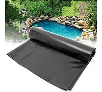 5 Pond Liner - Flexible Black HDPE Rubber for Fish Ponds Garden Fountains & Waterfalls - Size: 2.5 x 3 M - Heavy-Duty Waterproofing Solution