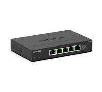 NETGEAR 5 Port 2.5GB Switch MS305E, Multi-Gigabit Managed Ethernet Switch, 5 x 1G and 2.5G Ports, Desktop or Wall Mount