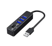 5 Port USB Extension Adapter Seamlessly Data Transfer Card Reader Slots For Office And Home Use USB Accessory