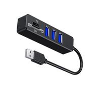 5 Port USB Splitter Adapter Fast Data Transfer Multiport USB Extension Lightweight For Laptop PC Keyboard