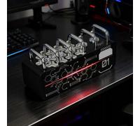 5-Ports USB Hub, Mini Portable Power Strip, Multiple Lighting Modes, Independent Switch, Computer Connection Not Supported, for Studio, Gaming Room, Computer Desktop