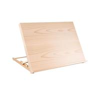 5-Position Wood Drafting Table Easel - A2 Beech Wood Drawing & Sketching Board - Adjustable Angle 47-75°, Foldable & Portable - Perfect Desktop Art Station for Artists, Students & Crafters
