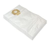 5 Premium Microfiber Vacuum Cleaner Dust Bags For Bosch GAS 15 L | GAS 20 L AFC | GAS 1200 L Professional | Compatible with Bosch 2605411229 | 5 pieces | with dust closure tab