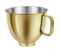 5 QT Stainless Steel Mixer Bowl for KitchenAid Artisan&Classic Series 4.5-5QT Tilt-Head Mixers K45 KSM70 KSM150 Gold