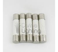 5 Qty. MDA 15A Slow-Blow Ceramic Fuse 15 Amp 250v MDA15A,MDA15 by Divine Lighting