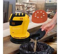 5" Random Orbital Sander Dust Bag & Sanding Discs Electric Wood Palm