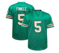 5# Ray Finkle Men's Movie Football Shirt Green Christmas Halloween Sports Shirt Ace Ventura Pet Detective Kim Carey Movie, 5 Football-green, S