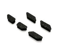 5 Replacement Buttons for Garmin Edge 520 (E52) Bicycle Computer Road Bike (Black)