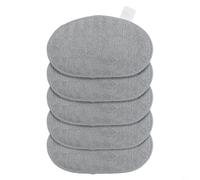 5 Replacement Microfiber Mop Covers for Leifheit For Steam Cleaner Broom Model 11911 Fits Model for Efficient Dirt Pickup and Reusable Design