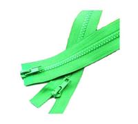 5# Resin Open-End Double-Slider Zipper for Sleeping Bags Slipcovers Garments Sewing Accessories 50-200cm,Light Green,5# - 60cm