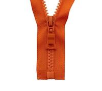 5# Resin Zipper Open End Zip 55/60/70/80/90Cm Zipper DIY Garment Sewing Zips,Orange,70cm