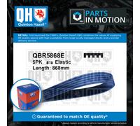 5 Rib Multi V Drive Belt QBR5868E Quinton Hazell 4M5Q6C301BB 30650846 Quality