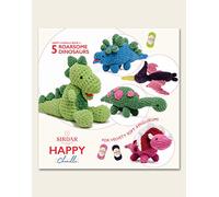 5 Roarsome Dinosaurs - Sirdar Happy Chenille Pattern Book