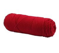 5 Rolls 100g 8-Ply Cotton Blend Yarn for Crocheting 3mm Thick Craft Cord(26)