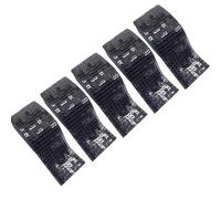 5 Rolls Black 9 Rows Square Sequins Trim Glitter, Coloured Sequin Ribbon Borders Trim, for DIY Crafts Stage Costumes Curtains Headband Fringe Sewing